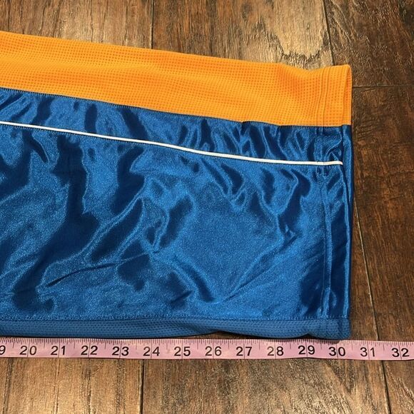 2006 adidas basketball warm up sweat pants  size 2XL in GUC blue and yellow - Picture 9 of 10